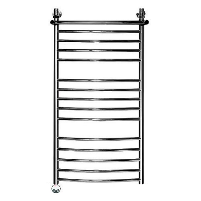 Электрический полотенцесушитель Ника ЛД(г2)/ВП Электрический (Лесенка Дуга/Верхняя Полка/группа2) 120х50 -15 лев