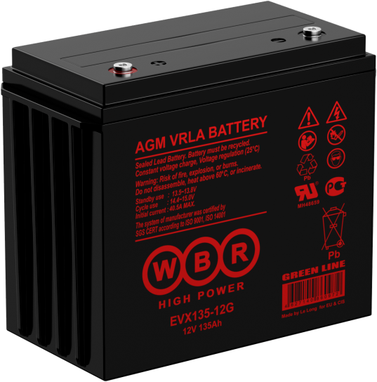 Аккумуляторная батарея WBR EVX135-12G