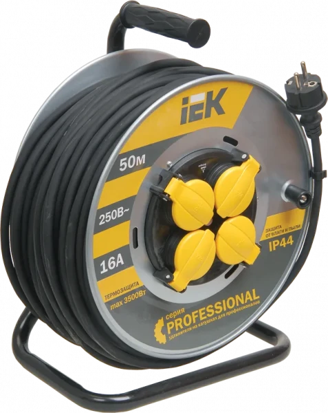 Сетевой удлинитель IEK WKP16-16-04-50-44