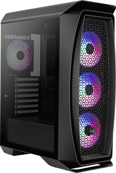 Корпус AeroCool Aero One Frost Black (Frost-G-BK-v1)