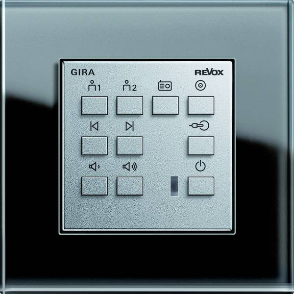 Настенная панель управления Revox Voxnet wall control 218, colour aluminium