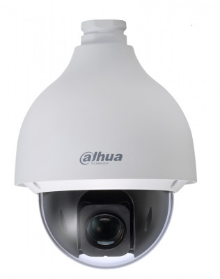 Сетевая IP видеокамера Dahua, купольная, помещ./улица, 2 Мп, 1/2,8’, 1920х1080, 25к/с, цв: 0,005лк, объе-в: 4,5мм, DH-SD50230U-HNI
