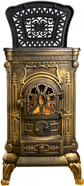 Дровяная печь Везувий А-07 Золото