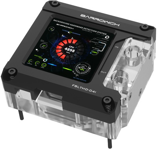 Водоблок для процессора Barrowch FBLTHD-04I V2 Acryl Black