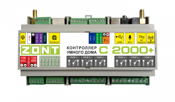 Контроллер для котла ZONT C2000+