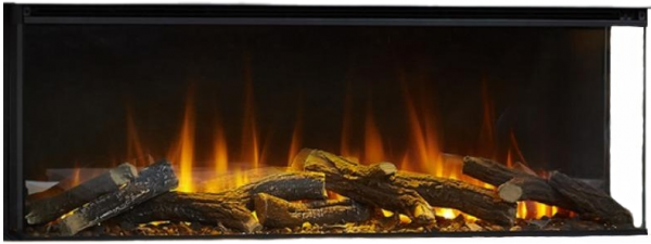 Линейный электрокамин British Fires New Forest 1200 with Signature logs