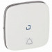 Клавиша для выключателя Legrand Valena Allure, 58х51 мм (ВхШ), с подсветкой и индикацией, кол-во клавиш: 1, цвет: перламутр, символ "звонок", (LEG.755094)
