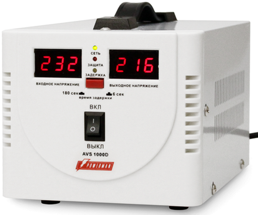 Стабилизатор напряжения Powerman AVS 1000D White