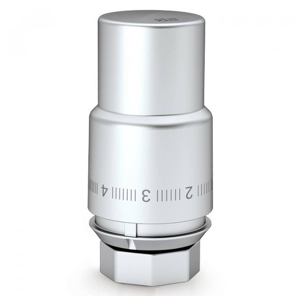 Термоголовка жидкостная Royal Thermo DESIGN М30х1,5 матовый хром (корпус металл)