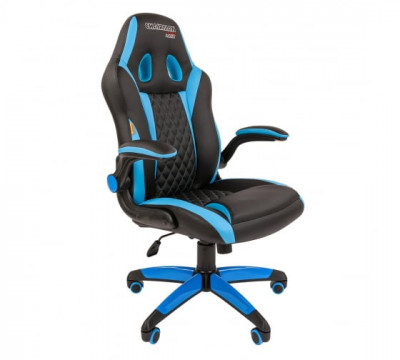 Кресло игровое Chairman game 15 00-07069669 Black/Blue