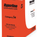 Кабель витая пара Hyperline, U/UTP, 4 пар., кат. 5е, проводник Ø 0,51мм, AWG24, PVC, 100МГц, 1м (бухта 305м), тип прокладки: внутри зданий, цвет: белый
