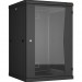 Шкаф телекоммуникационный настенный TLK Classic II, 19", 18U, 904х600х600 мм (ВхШхГ), дверь: стекло, боковая панель: сплошная съемная, разборный, цвет: чёрный