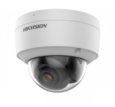 Сетевая IP видеокамера HIKVISION ColorVu, купольная, улица, 2Мп, 1/2,8’, 1920х1080, цв:0,005лк, об-в:4мм, DS-2CD2127G2-SU(C)(4mm)