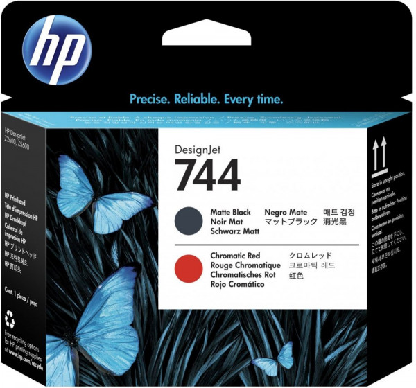 Печатающая головка HP F9J88A (№744) Matte Black/Chromatic Red
