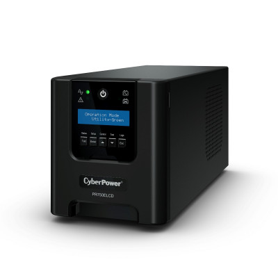ИБП CyberPower Professional Tower, 750ВА, онлайн, настольный, 138х349х162 (ШхГхВ), 230V,  однофазный, (PR750ELCD)