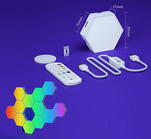 Светодиодная панель Lamptron Gaming Scene LED Lights (12 шт)