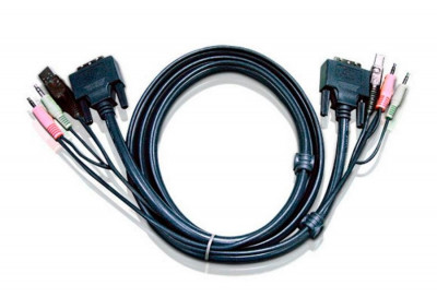 Шнур ввода/вывода Aten, USB (Type A), 1.8 м, (2L-7D02UD)