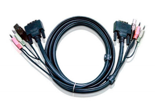 Шнур ввода/вывода Aten, USB (Type A), 1.8 м, (2L-7D02UD)
