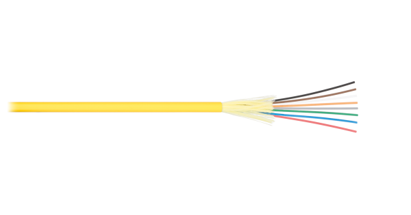 Кабель волоконно-оптический одномодовый NKL-F-002S2I-00C-YL