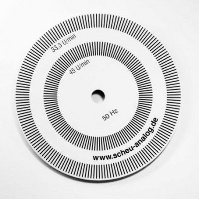 Стробоскопический диск Scheu Analog Stroboscope Disc