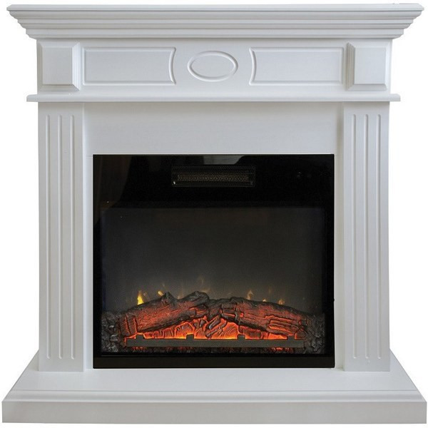 Электрокамин с широким очагом 2D Real-Flame Leda 24/25,5 WT Kendal 24