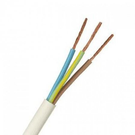 Провод со скрученными жилами ПВС 3х4,0 белый, ГОСТ ККЗ