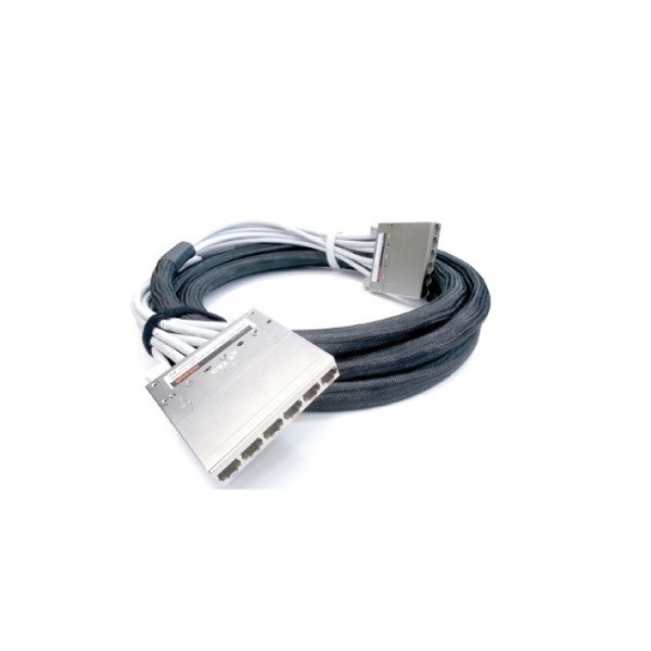 Сборка кабельная разветвительная Hyperline, кат. 6A, экр., S/FTP, RJ45/8P8C, d 7,5 12м, LSZH, AWG23 серый, 19", с кассетами, (PPTR-CT-CSS/C6AS-D-CSS/C6AS-LSZH-12M-GY)