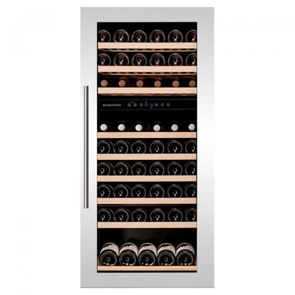Встраиваемый винный шкаф 51-100 бутылок Dunavox DAB-89.215DW