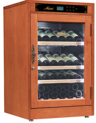 Отдельностоящий винный шкаф 22-50 бутылок Libhof NP-43 Red Cherry