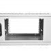 Шкаф телекоммуникационный настенный ЦМО ШРН, 19", 9U, 479х600х480 мм (ВхШхГ), дверь: стекло, боковая панель: сплошная, сварной, цвет: серый
