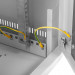 Шкаф телекоммуникационный настенный ЦМО ШРН, 19", 9U, 479х600х480 мм (ВхШхГ), дверь: стекло, боковая панель: сплошная, сварной, цвет: серый