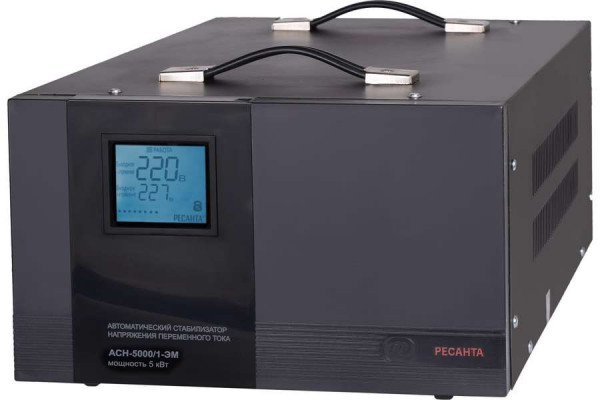 Стабилизатор напряжения Ресанта АСН-5 000/1-ЭМ