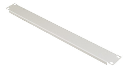 Фальш-панель Datarex, неперфорированная, 19", 1U, 44х484х12 мм (ВхШхГ), плоская, металл, цвет: серый