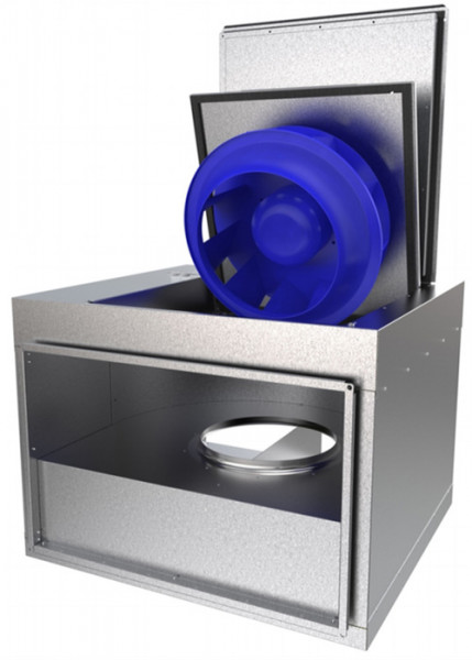 Канальный квадратный вентилятор Systemair RSI 70-40 L3 sileo