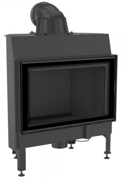 Фронтальная дровяная топка Kratki NADIA/13 черная футеровка