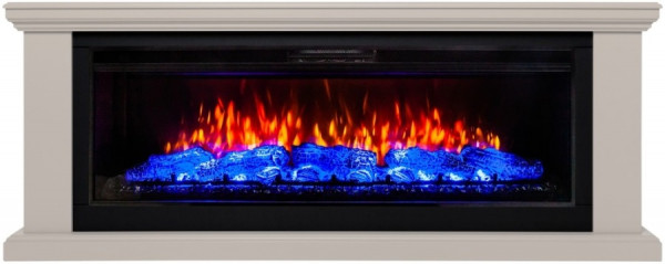 Линейный электрокамин Real-Flame MIRANDA BG-P612 с очагом Joker 52