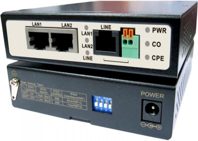 Удлинитель Ethernet Osnovo TR-IP2
