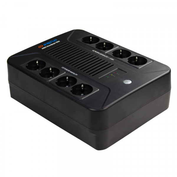 ИБП Энергия Комфорт, 800ВА, пластик, линейно-интерактивный, универсальный, 205х285х94 (ШхГхВ), 280V,  однофазный, (Е0201-1001)