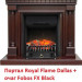 Классический очаг 2D Royal Flame Fobos FX Black