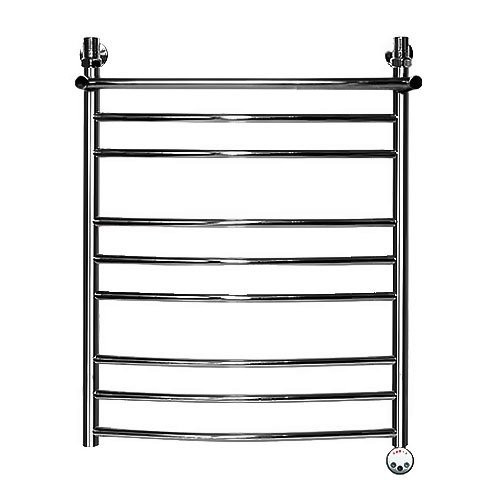 Электрический полотенцесушитель Ника ЛД(г2)/ВП Электрический (Лесенка Дуга/Верхняя Полка/группа2) 80х60 -9 прав