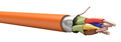 Кабель для систем ОПС и СОУЭ огнестойкий, не поддерживающий горения, экранированный КПСЭСнг(А)-FRLS 2х2х0,75 (СПКБ-Техно)