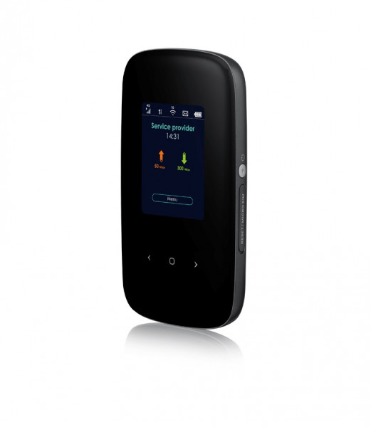 Маршрутизатор ZyXEL, портов: 1, скорость мб/с: 300, USB: Да, 15х65х118 мм (ВхШхГ), цвет: чёрный, карманный, LTE2566-M634-EUZNV1F