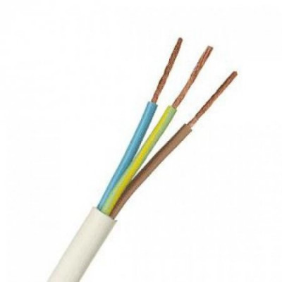 Провод со скрученными жилами ПВС 3х6,0 белый ГОСТ ККЗ