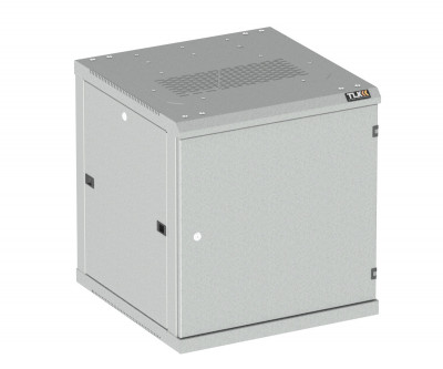 Шкаф телекоммуникационный настенный TLK Classic II, 19", 18U, 904х600х600 мм (ВхШхГ), дверь: металл, боковая панель: сплошная съемная, разборный, цвет: серый