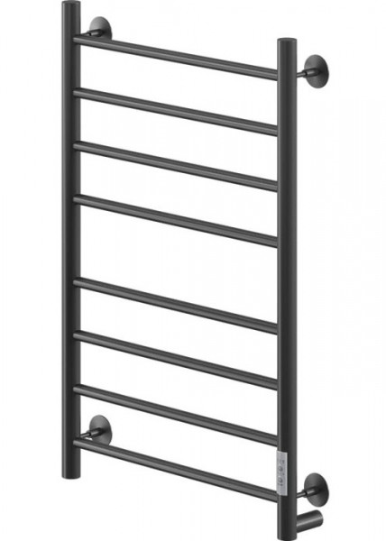 Электрический полотенцесушитель Ника WAY-2 80/50 RAL9005 черный матовый правый тэн