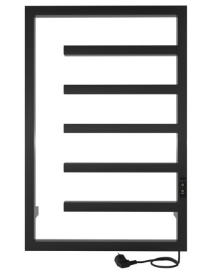 Электрический полотенцесушитель INDIGO Sirtaki (el) 80/50 Черный муар