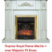 Классический очаг 2D Royal Flame Majestic FX Brass