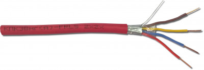 Кабель для систем ОПС и СОУЭ огнестойкий, с низким дымо и газовыделением КПКЭВнг(А)-FRLS 2х2х0,35