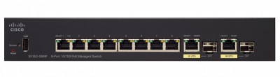 Коммутатор Cisco, SF352-08-K9-EU
