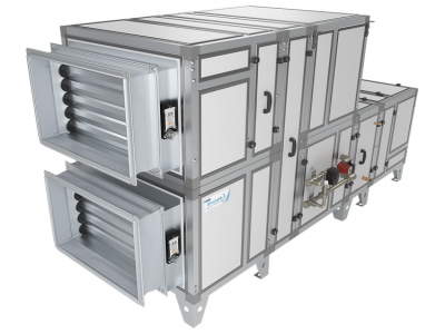 Приточно-вытяжная вентиляционная установка Breezart 4500C Aqua RR F